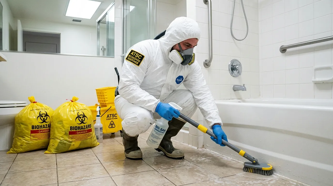 Decontamination equipment deployed for Blood Cleanup in Robertsville